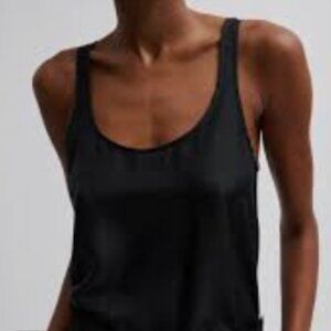 Tibi Silk Habutai Tank Top